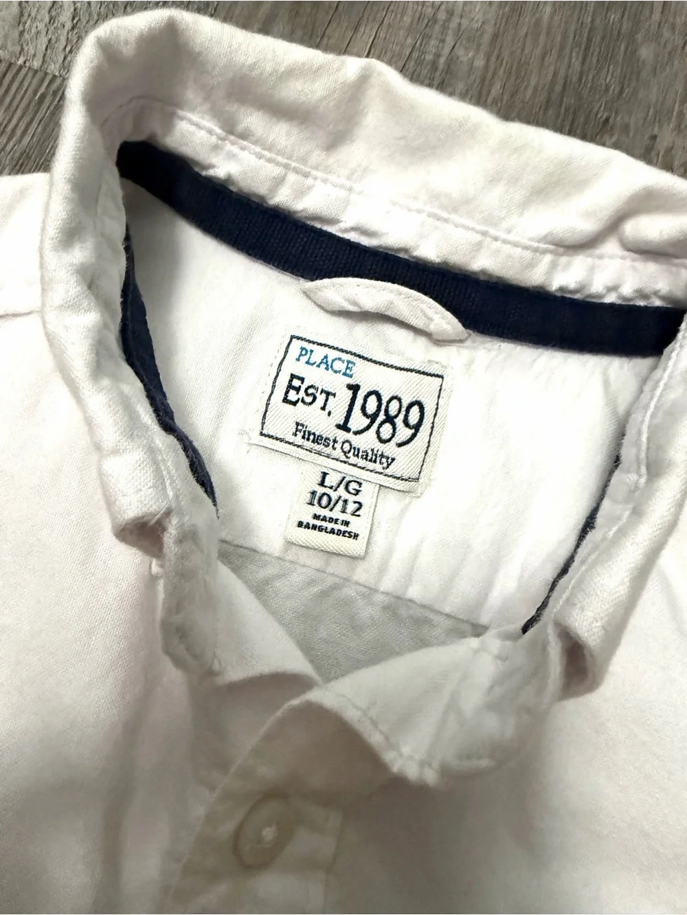 The Children's Place White Button-Down Shirt